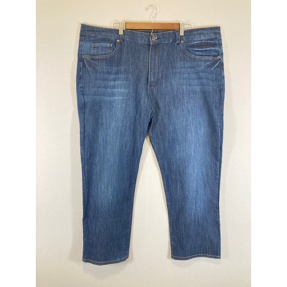 Classic Big & Tall Surco Jeans‎ Mens 60x34 Blue Straight Leg Stretch Denim